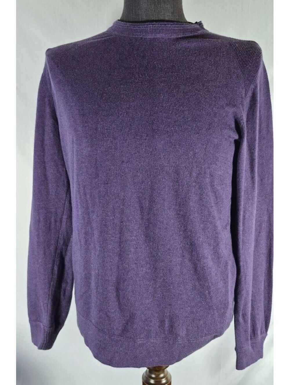 Nat Nast Men’s Small Purple Cashmere Blend Crewneck Sweater